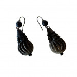 Bog oak demi parure
