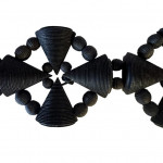 Bog oak demi parure