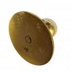 Yellow gold dress studs