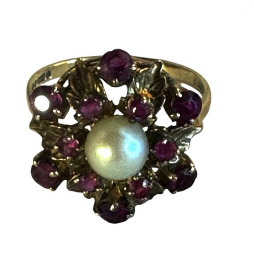 Mid-century cocktail ring