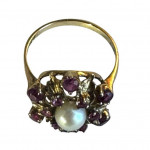 Mid-century cocktail ring