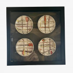 Complete set of Fornasetti 'Orchestra' coasters