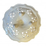 Pair of creamware chamber sticks