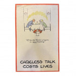 Compete set of Fougasse 'Careless Talks Costs Lives' posters.