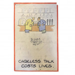 Compete set of Fougasse 'Careless Talks Costs Lives' posters.