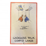 Compete set of Fougasse 'Careless Talks Costs Lives' posters.