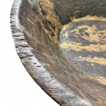 Large wooden dairy bowl