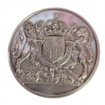Silver coronation courtier's pill box