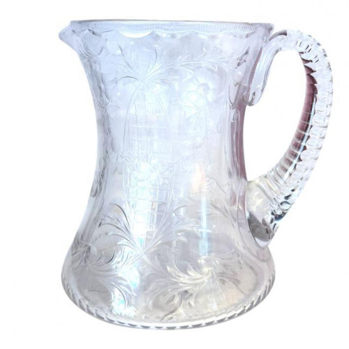 Stourbridge glass water jug
