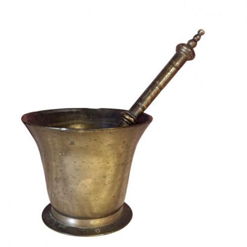 17th century bronze pestle & mortar