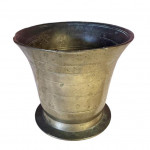 17th century bronze pestle & mortar