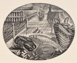 12 Eric Ravilious wood engravings from The Country Life Cookbook 1937