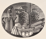 12 Eric Ravilious wood engravings from The Country Life Cookbook 1937