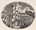 12 Eric Ravilious wood engravings from The Country Life Cookbook 1937