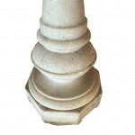 Pair of marble candlesticks
