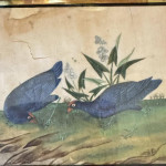 Regency framed Chinese bird painting