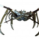 Large Meiji bronze lobster