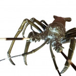 Large Meiji bronze lobster