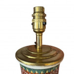 Japanese Kutani porcelain vase lamp