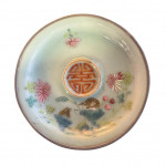 Pair of Qing Chinese saucers