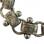 Victorian book-link bracelet