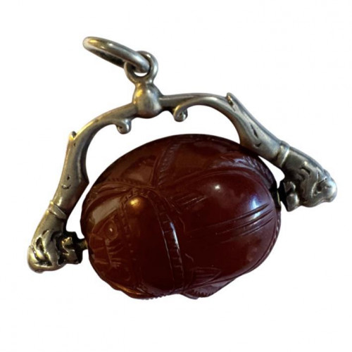 Etruscan cornelian scarab intaglio
