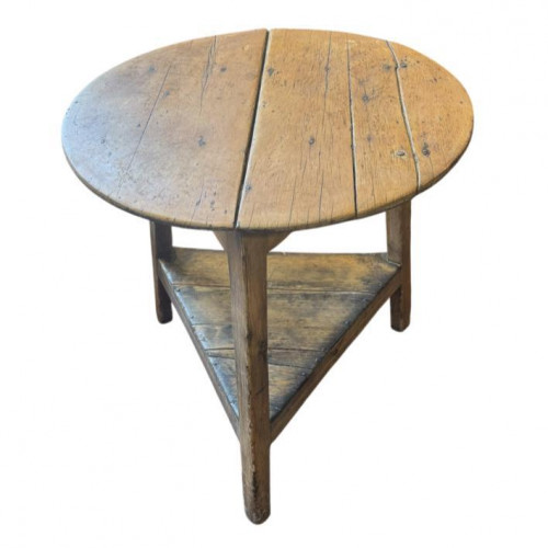Two plank elm cricket table
