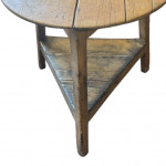 Two plank elm cricket table