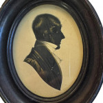 Pair of early 19th century silhouette portraits