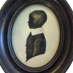 Pair of early 19th century silhouette portraits