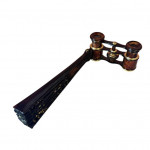Asprey & Co tortoiseshell opera glasses and fan
