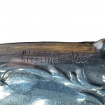 American sterling silver rattle teething ring