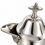 Late Victorian Silver-Plate and Etched Glass Claret Jug, Circa 1890