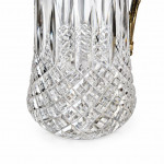 Late Victorian Silver-Plate and Etched Glass Claret Jug, Circa 1890