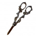 Pair of Victorian Silver-Plate Grape Scissors, Circa 1880