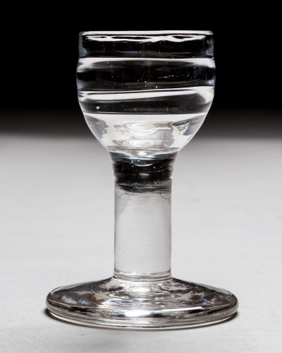 A RARE LYNN FIRING GLASS