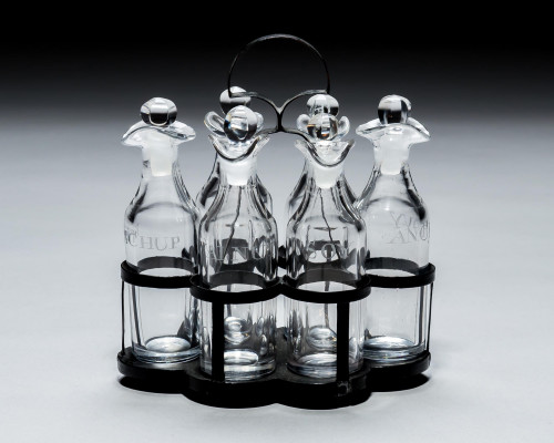 A CHARMING REGENCY CRUET SET