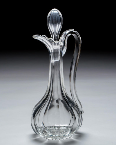AN ELEGANT VICTORIAN CLARET JUG