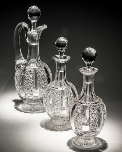 A FINELY CUT VICTORIAN WINE SUITE