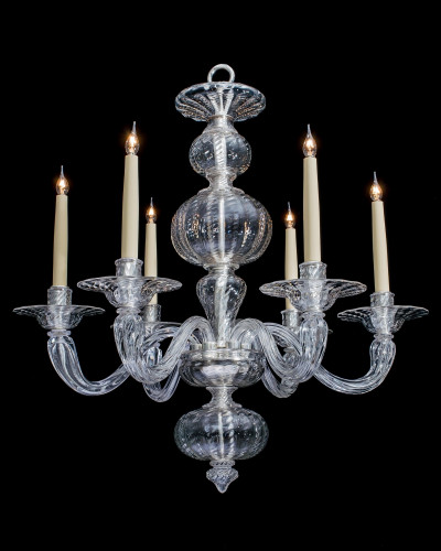 A GEORGE II STYLE CHANDELIER BY F&C OSLER