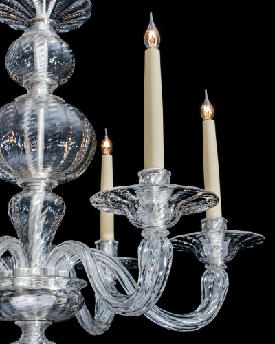 A GEORGE II STYLE CHANDELIER BY F&C OSLER