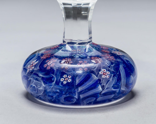 A BOHEMIAN MILLEFIORI TAZZA BY KARLSTHAL