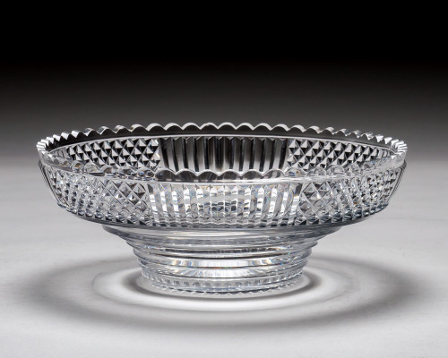 A REGENCY CUT GLASS BOWL
