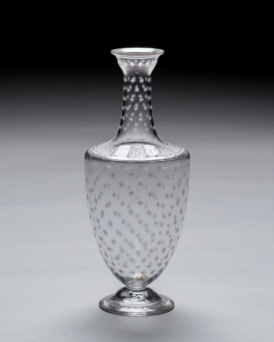 AN ENGRAVED VICTORIAN CARAFE