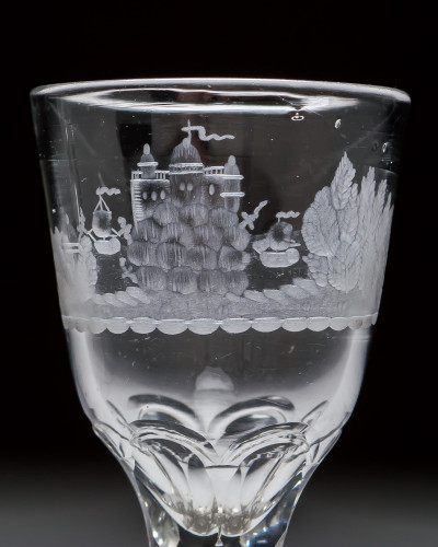 A FINE PAIR OF ENGRAVED WINES