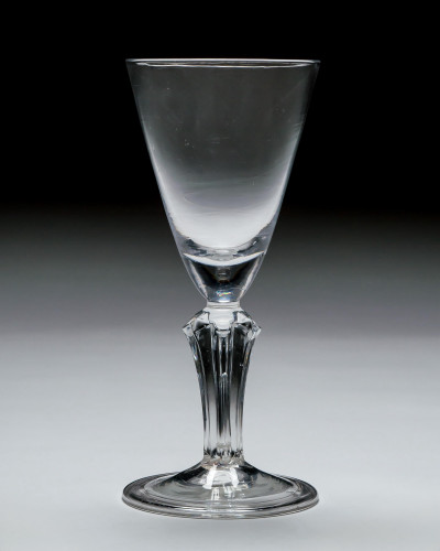 A LARGE PEDESTAL STEM GOBLET