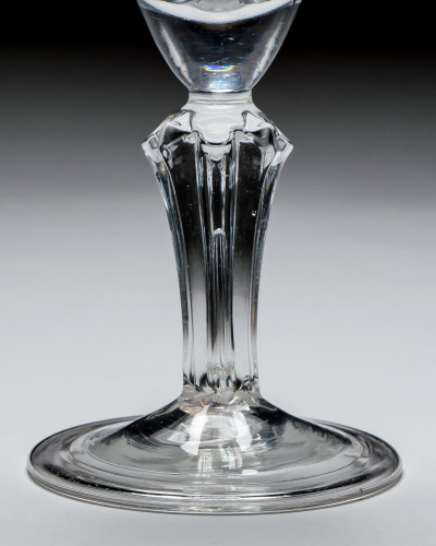 A LARGE PEDESTAL STEM GOBLET