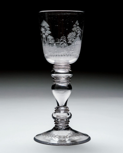 AN ENGRAVED NUREMBERG GOBLET