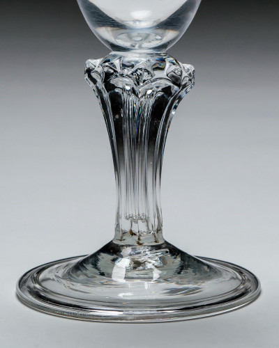 A LARGE PEDESTAL STEM GOBLET