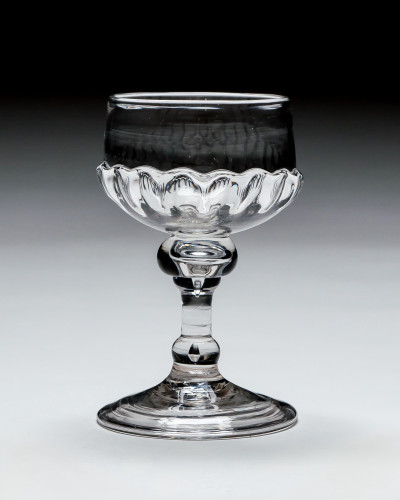 A BALUSTER MEAD GLASS